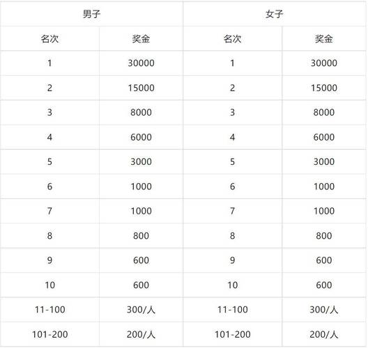 马拉松比赛费用绩效评价表？马拉松赛事评估？