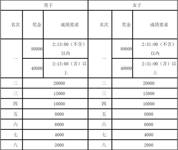 马拉松比赛费用绩效评价表？马拉松赛事评估？